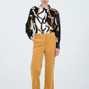 Pantalón pana recto