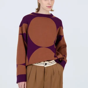 Jersey jacquard círculos