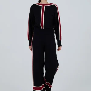 Pantalón punto rayas