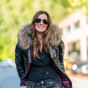 Plumífero Negro Brillante