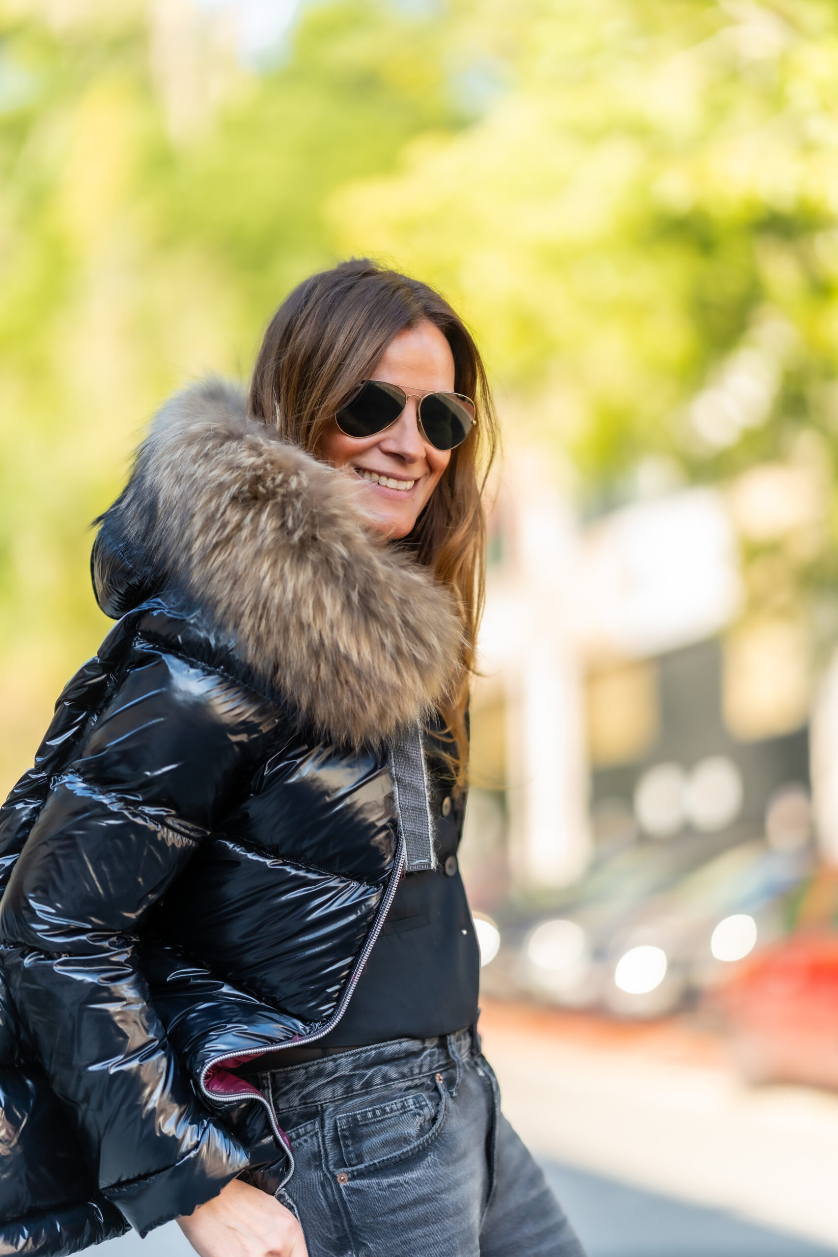 Plumífero Negro Brillante - Imagen 5