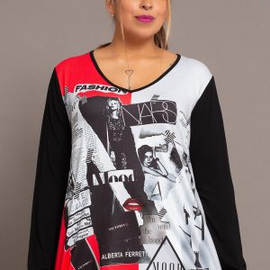 Camiseta tallas grandes sublimada Fashion