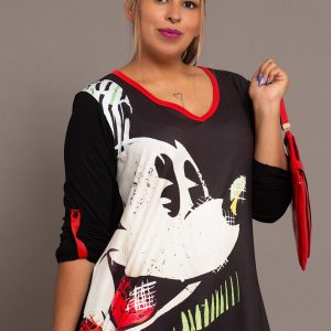 Camiseta moderna mujer tallas grandes Mickey