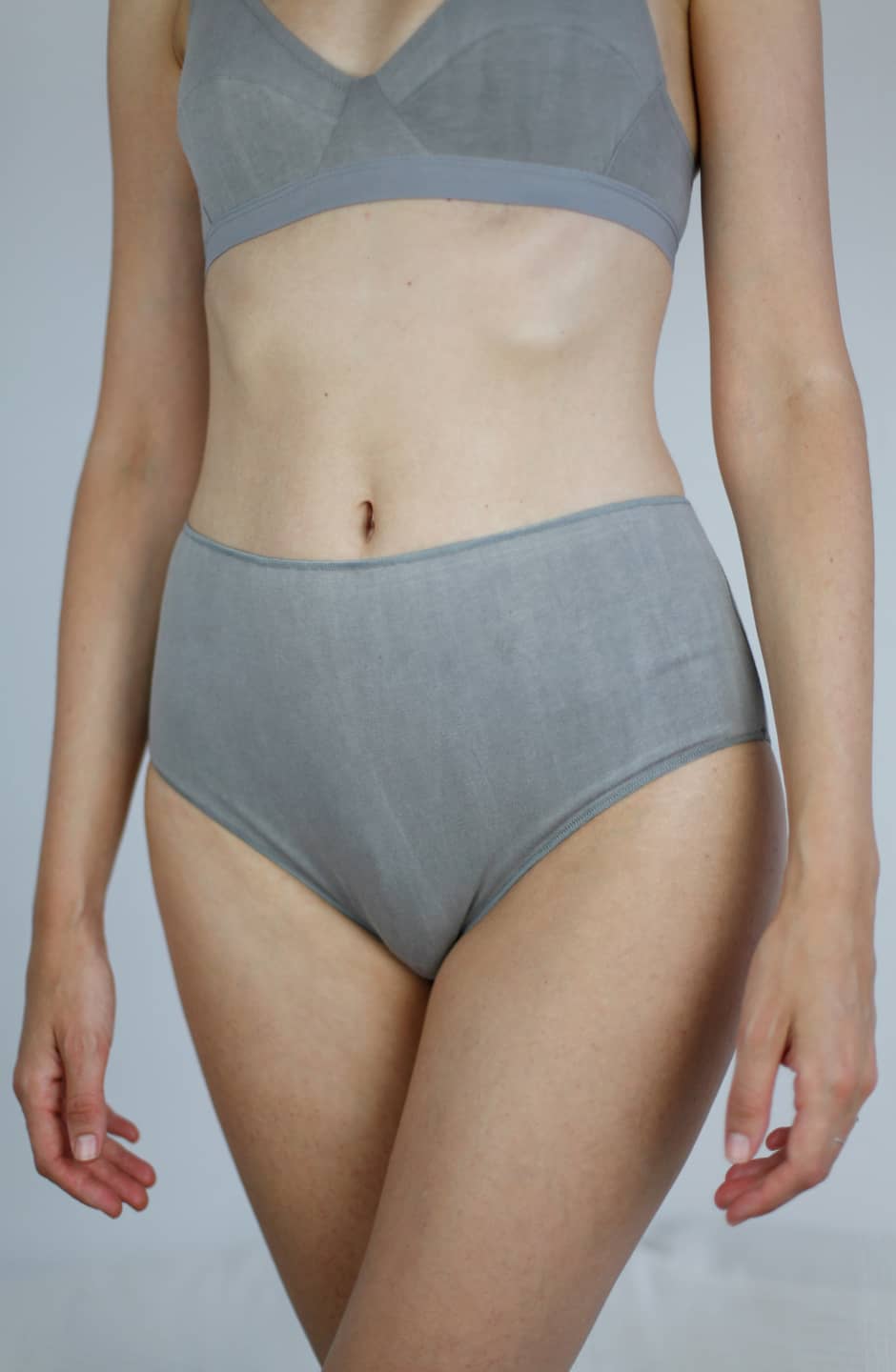 Pack 2 braguitas algodón orgánico altas color - Imagen 5
