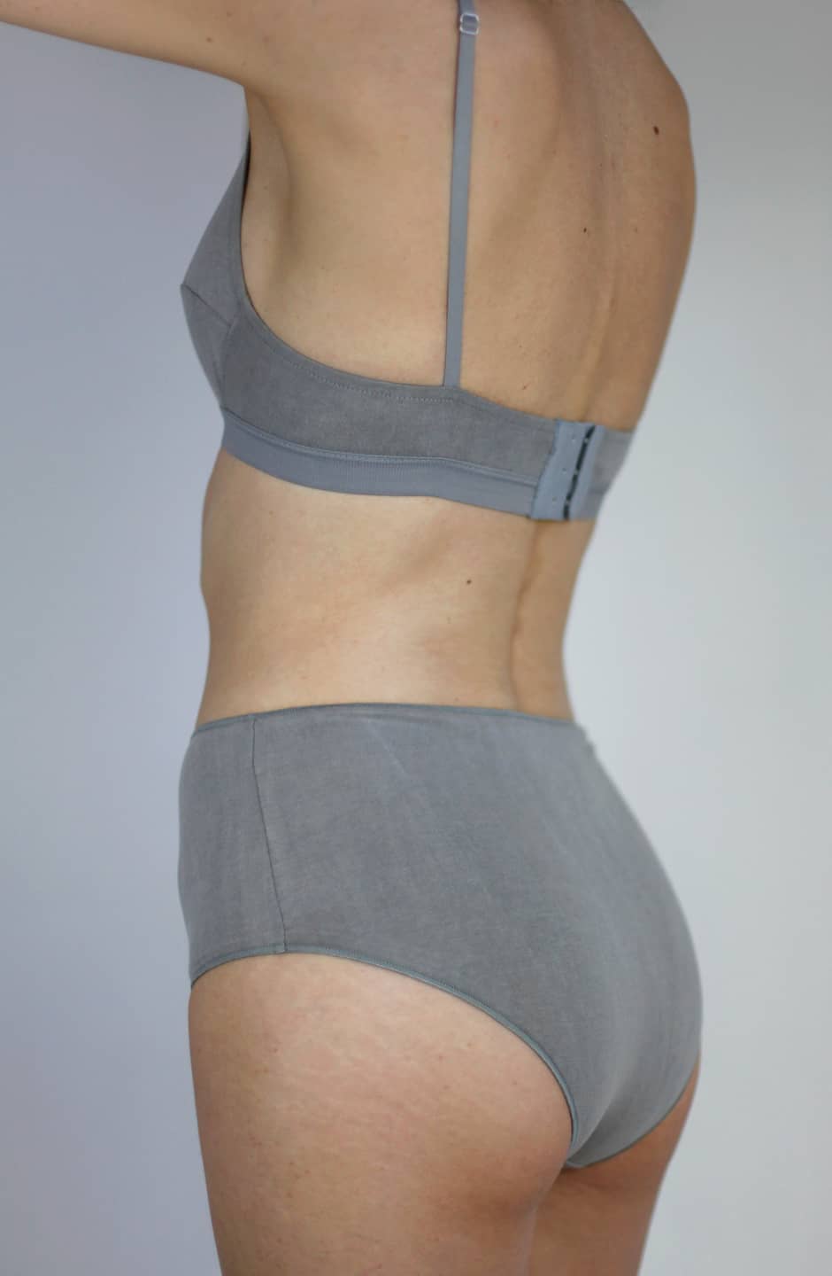 Pack 2 braguitas algodón orgánico altas color - Imagen 6