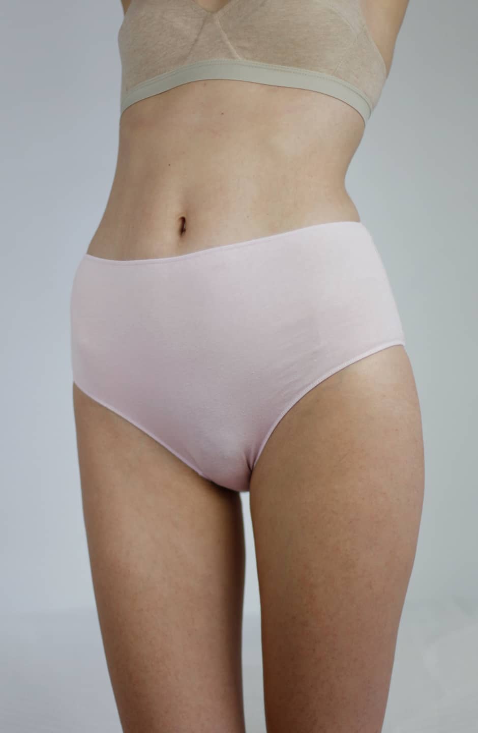 Pack 2 braguitas algodón orgánico altas color - Imagen 2
