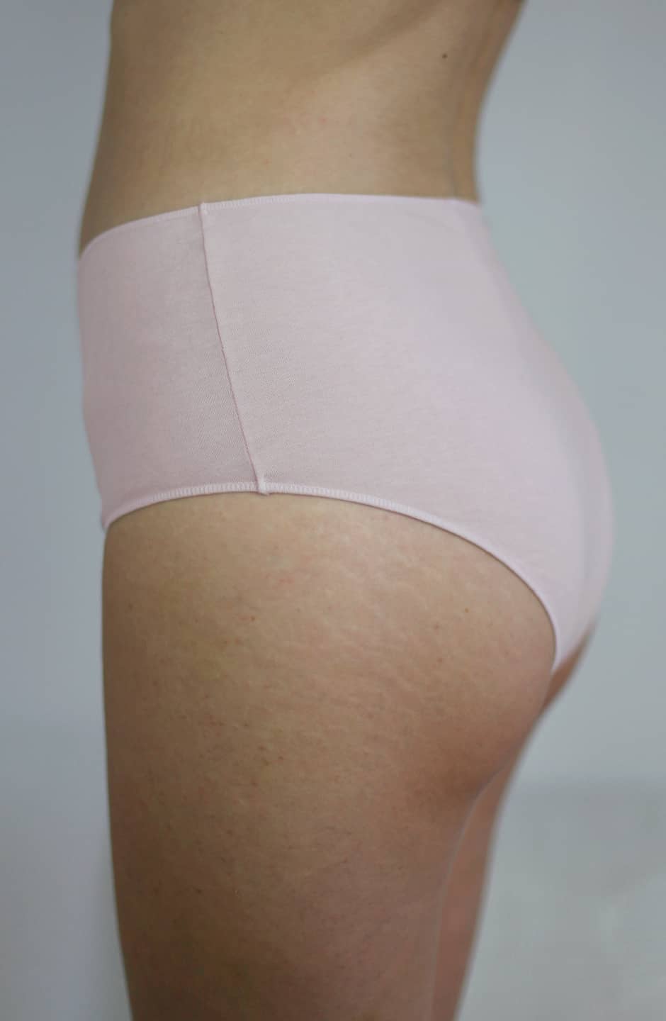 Pack 2 braguitas algodón orgánico altas color - Imagen 3