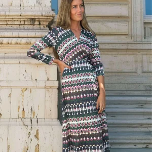 VESTIDO AMELIA GEOMETRICO LUREX