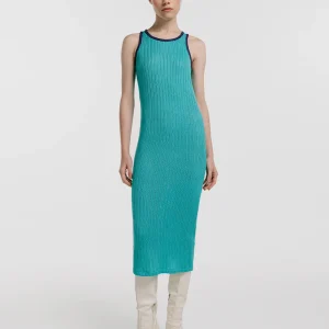 Vestido Midi Agua Marina