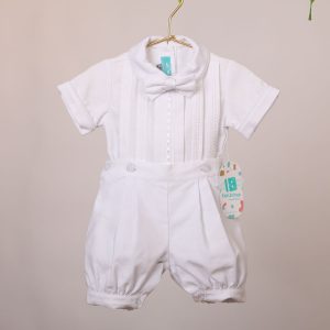 Bautizo Blanco con Encaje en Centro