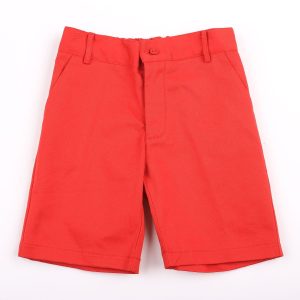 Bermuda de Niño Rojo