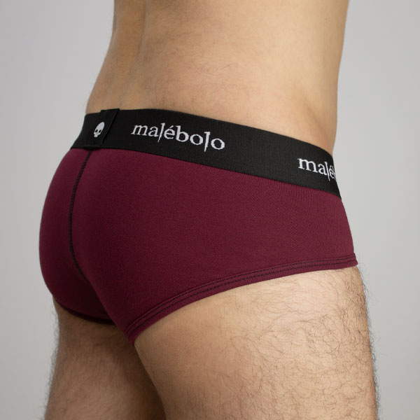 Brief algodón vino - Imagen 3