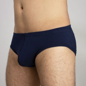 Brief algodón azul oscuro classic