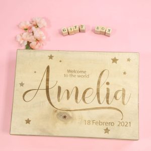 Caja de madera personalizada