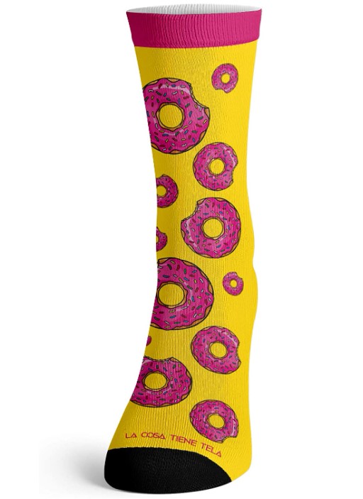 La Cosa Tiene Tela Calcetines Deportivos Transpirables, Termoregulador, Divertidos, Unisex, para deporte interior y exterior, ciclismo, crossfit, gimnasio, running, montaña