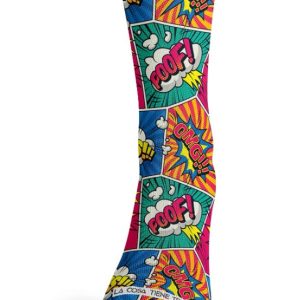 La Cosa Tiene Tela Calcetines Deportivos Transpirables, Termoregulador, Divertidos, Unisex, para deporte interior y exterior, ciclismo, crossfit, gimnasio, running, montaña