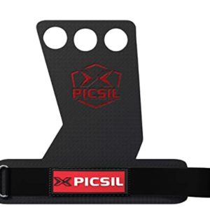 PICSIL Calleras para Cross Training RX Carbon 3H Grips para Gimnasio y Box diseñadas para una Mayor Resistencia y protección