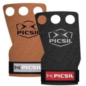 PICSIL Raven Calleras para Crossfit Grips 3 Agujeros Agarre y Protector de Mano para Gimnasia para Hombres y Mujeres