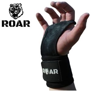 Roar® Calleras para Crossfit Hombre, Calleras Crossfit Mujer, Guantillas Gimnasio, Calleras Gimnasia artistica, Crossfit Hand Grips, Callera Calistenia,Cuero Sintético, Grip Gloves, Cayeras