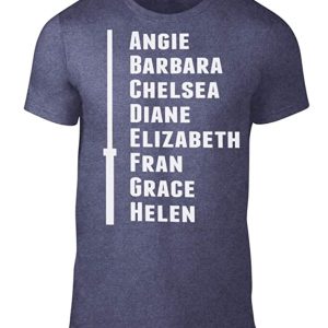 GO HEAVY Camiseta para Fitness Hombres Deporte | The Crossfit Girls: Angie, Barbara