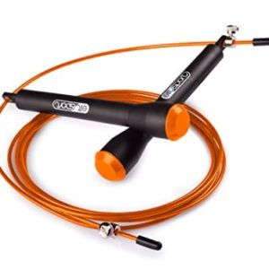 ELIT SPORT Comba de Velocidad Corssfit Speed Rope – Rodamientos Metálicos Cable de Acero de 2.5 mm de Alta Velocidad con Recubrimiento de PVC. Comba Profesional. Hombre y Mujer