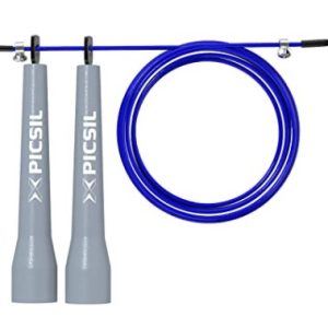 PicSil Comba Profesional Cross Training, Sistema de Ajuste Rápido Para Box , Ideal Para Saltar, Fitness, Boxeo, Gym y MMA, Resistente y Adaptable Para Hombres, Mujeres y Niños, Material ABS