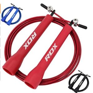 RDX Saltar La Cuerda MMA Boxeo Gimnasia Gimnasio Ajustable Gimnasio Acero Saltar Velocidad Perder Peso Saltar Metal Cable Entrenamiento Ejercicio Entrenamiento