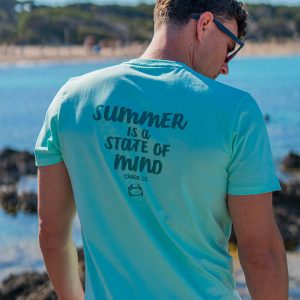 Camiseta hombre verde – Green Crab