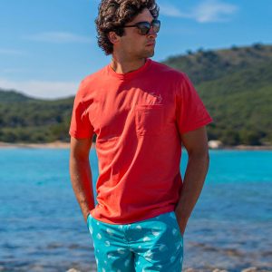 Camiseta de hombre naranja – Orange Crab