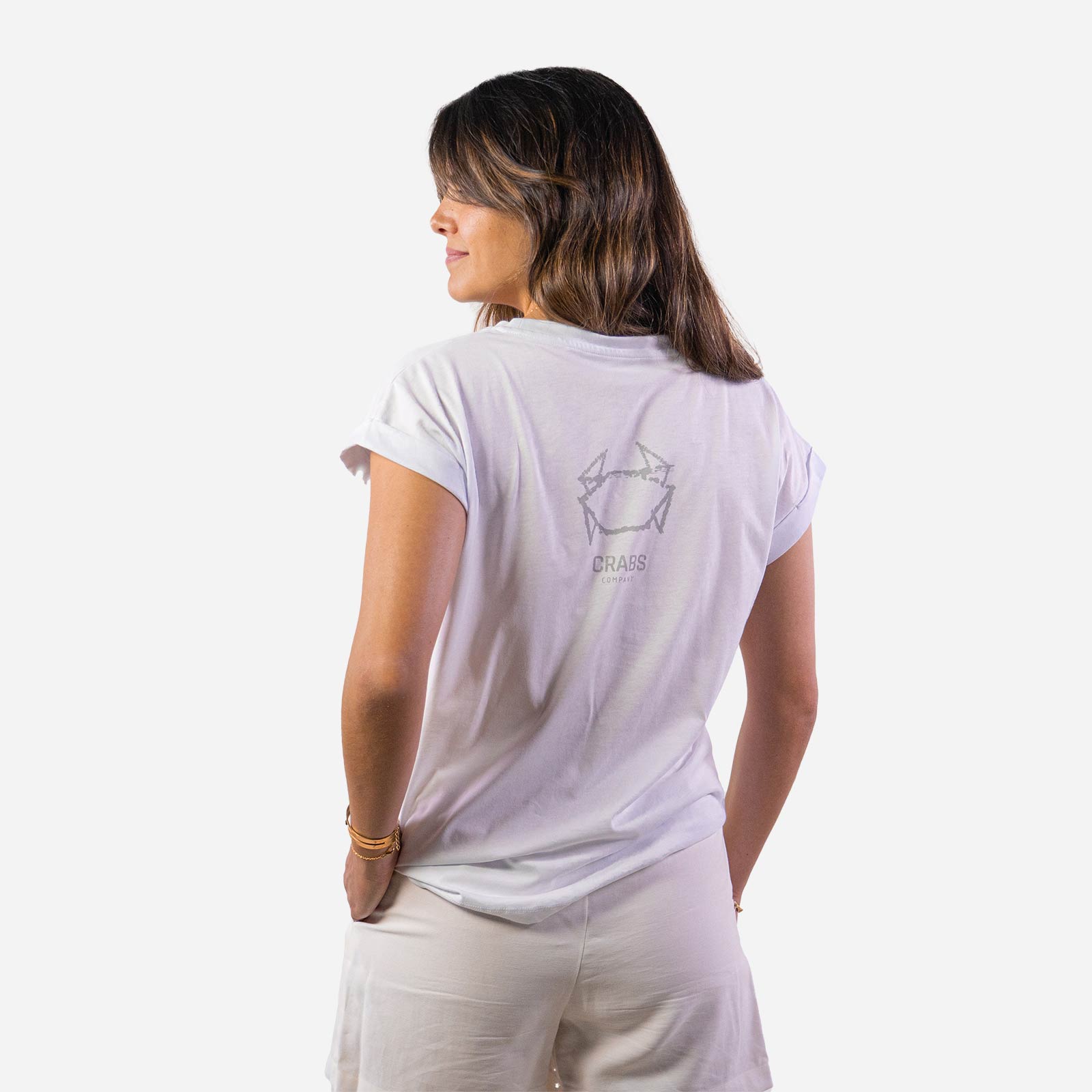 Camiseta de mujer blanca – Crabs Company - Imagen 3