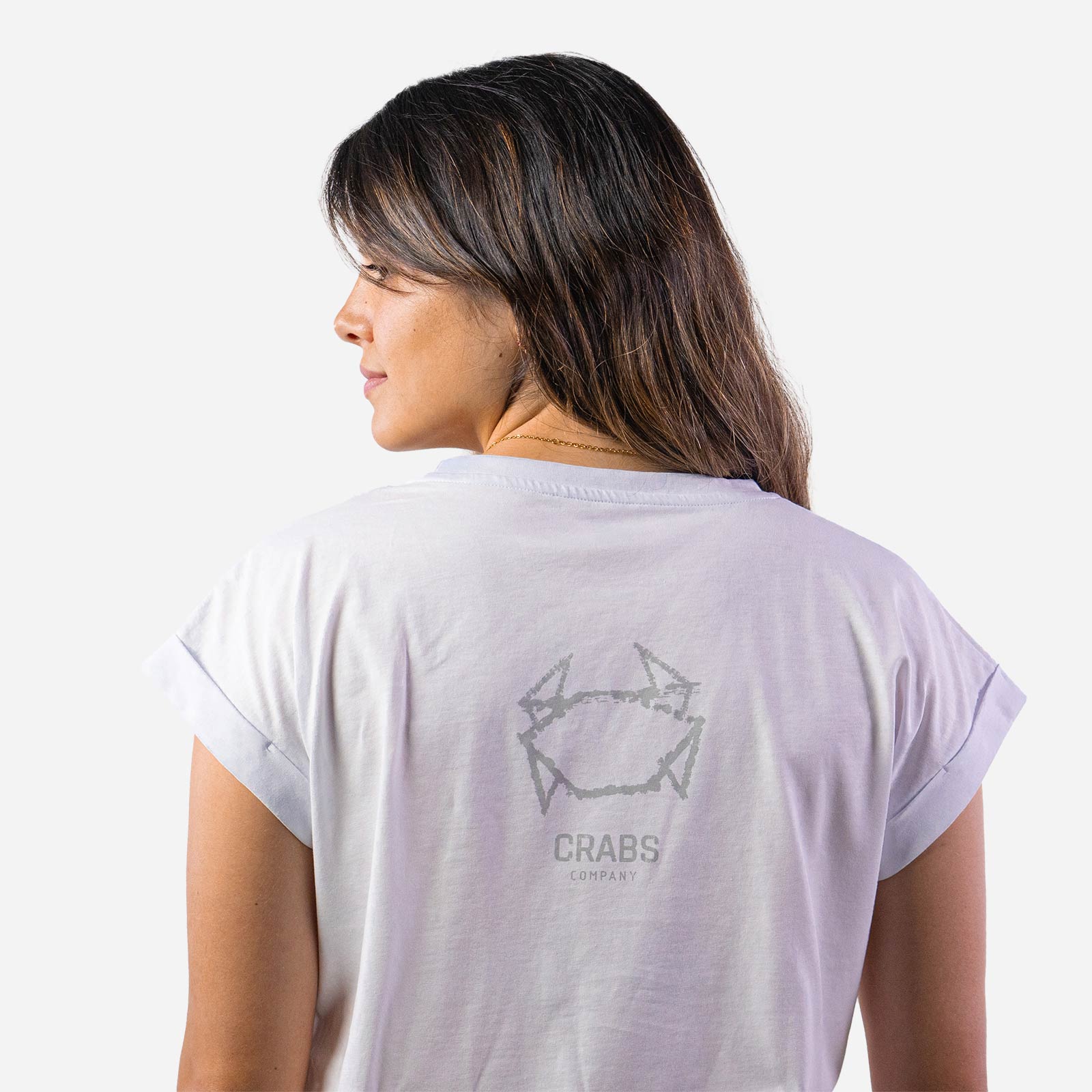 Camiseta de mujer blanca – Crabs Company - Imagen 2