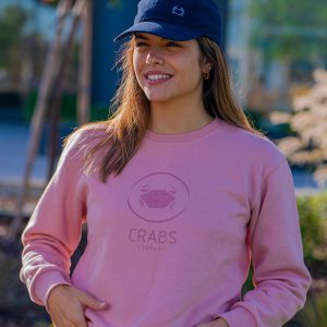 Sudadera rosa mujer – Pink Crab