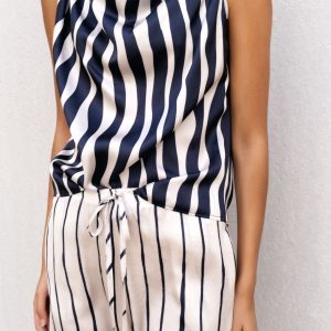 TOP ASIMÉTRICO RAYAS