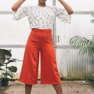 Pantalón Culotte ‘Evening’ teja