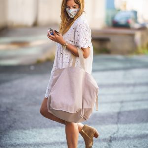 Bolso Loneta rosa palo