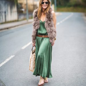 Vestido Verde Tirantes