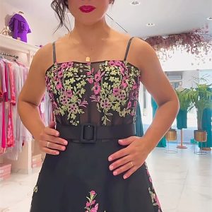 VESTIDO LARGO Y CHAL