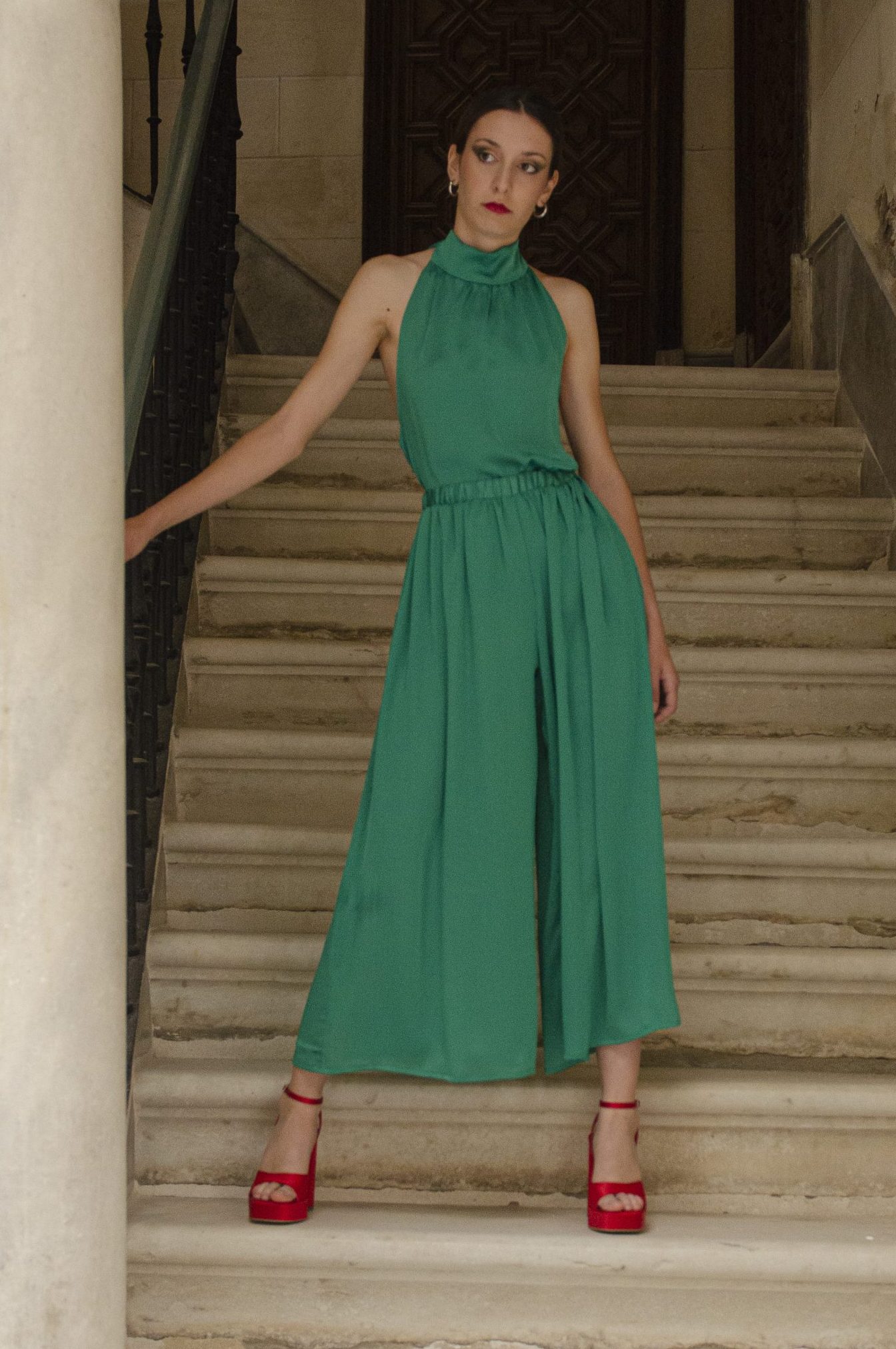 Mono verde de dos piezas Pretty - Imagen 4