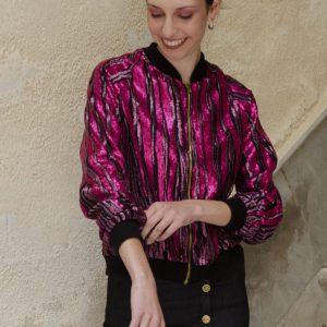 Bomber Lentejuelas Rosa