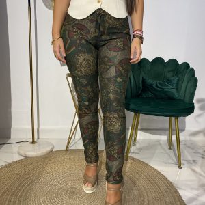 Pantalón reversible estampado