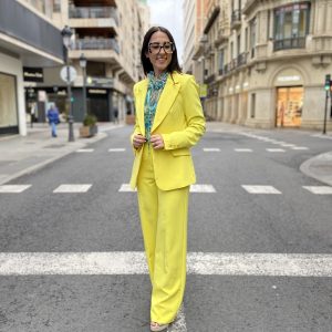 Blazer cruzada botones borados