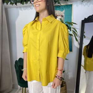 Camisa manga corta abullonada