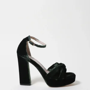 Sandalia Arlena Knot Velvet