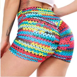 STARBILD Shorts Pantalones Deportes Cortos de Fitness Mallas para Mujer Elástico de Alta Cintura para Correr Gimnasio Gym