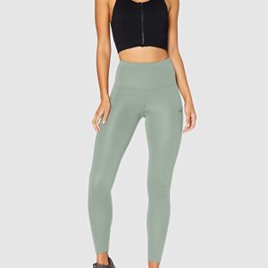 AURIQUE Mallas de Tiro Alto con bolsillos laterales