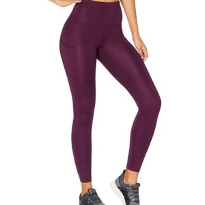 AURIQUE Mallas de Tiro Alto con bolsillos laterales