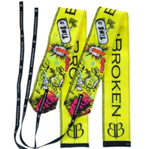 Muñequeras BANBROKEN (1 PAR) Estabilidad en muñecas para Fitness, Gimnasio, Crossfit, Calistenia, Halterofilia, Pesas – Hombre, Mujer -Talla Única (2unds)