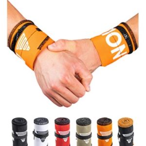 GORNATION® Muñequeras Gym Wrist Wraps Venda Muñeca por Calistenia/Calisthenics, Fitness, Crossfit, Entrenamiento de Peso Corporal Hombre y Mujer