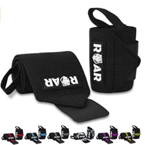 Roar® Muñequeras Deportivas, Muñequeras Crossfit Hombre y Mujer, Muñequeras Gym Hombre, Wrist Wraps, Muñequera Crossfit, Muñequeras Gimnasio, Calistenia, Musculacion, Halterofilia