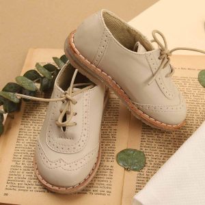 Zapato de Niño Beige con Pasador